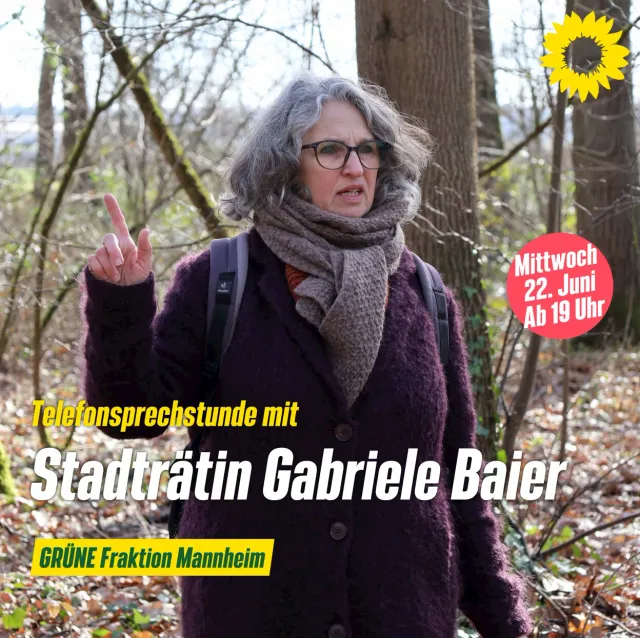 Telefonsprechstunde mit Stadträtin Gabriele Baier