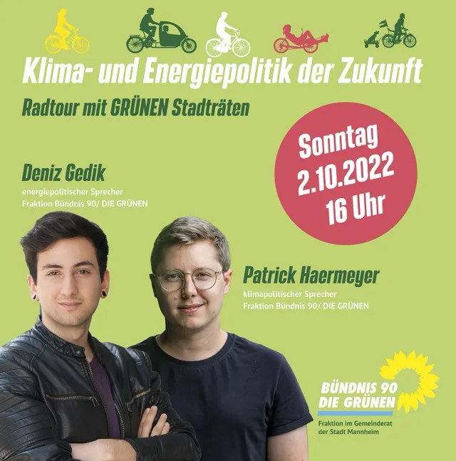 Radtour zur Klima- und Energiepolitik der Zukunft