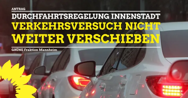 Start des Verkehrsversuchs Durchfahrt Innenstadt