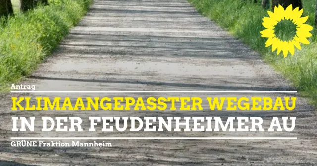 Klimaoffensive: Klimaangepasster Wegebau in der Au
