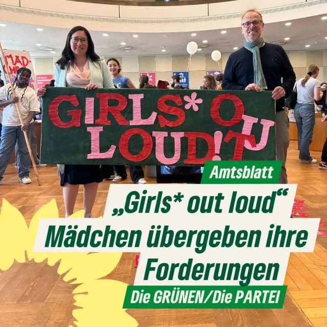 „Girls* out loud“ Mädchen übergeben ihre Forderungen an Politik und Verwaltung