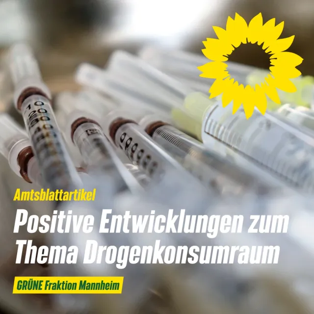 Positive Entwicklungen zum Thema Drogenkonsumraum