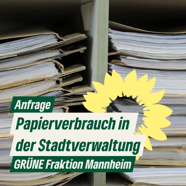 Papierverbrauch in der Stadtverwaltung