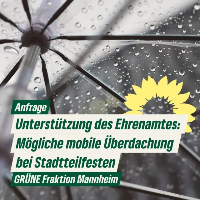 Unterstützung des Ehrenamtes: Mögliche mobile Überdachung bei Stadtteilfesten