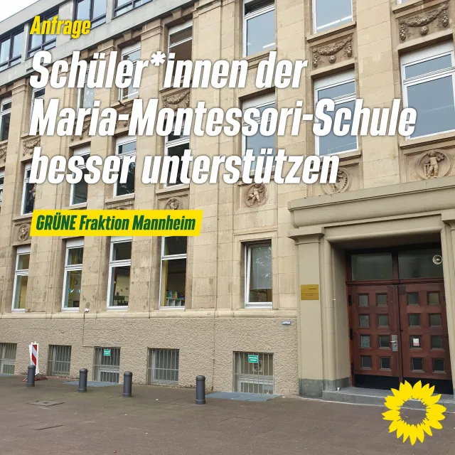 Schülerschaft der Maria-Montessori-Schule besser unterstützen