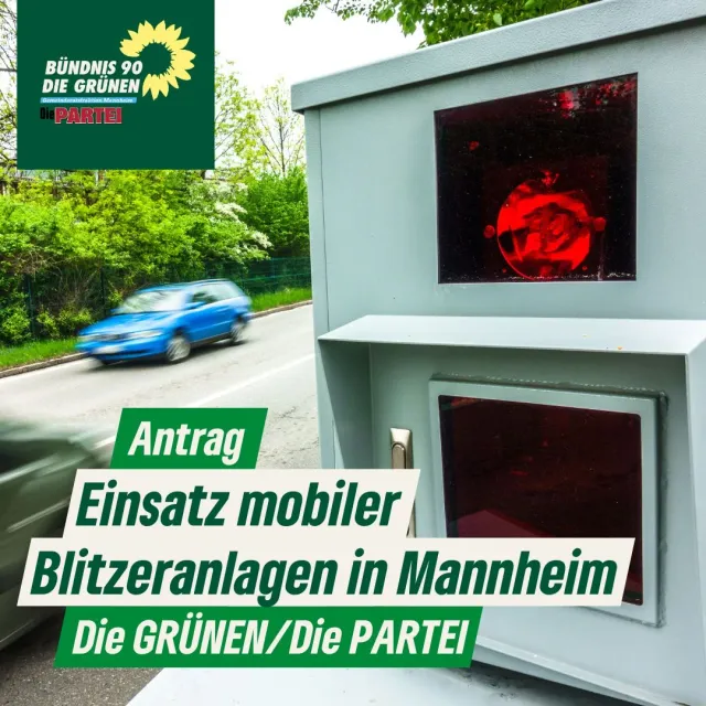 Einsatz mobiler Blitzanlagen in Mannheim