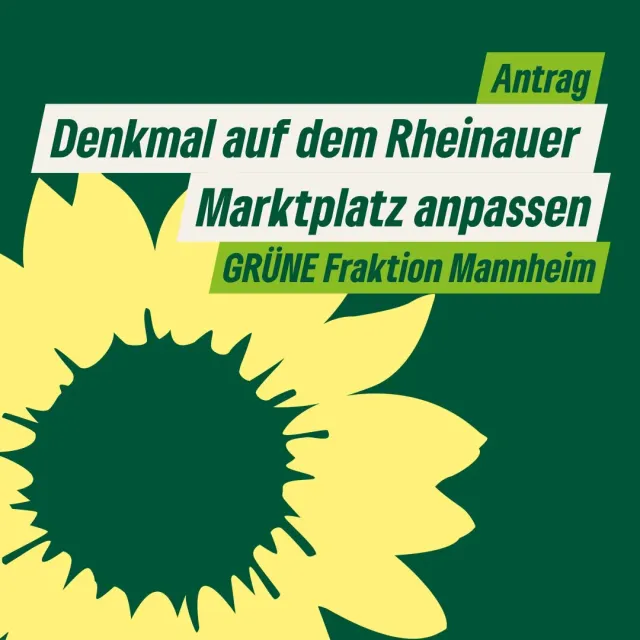 Denkmal auf dem Rheinauer Marktplatz anpassen
