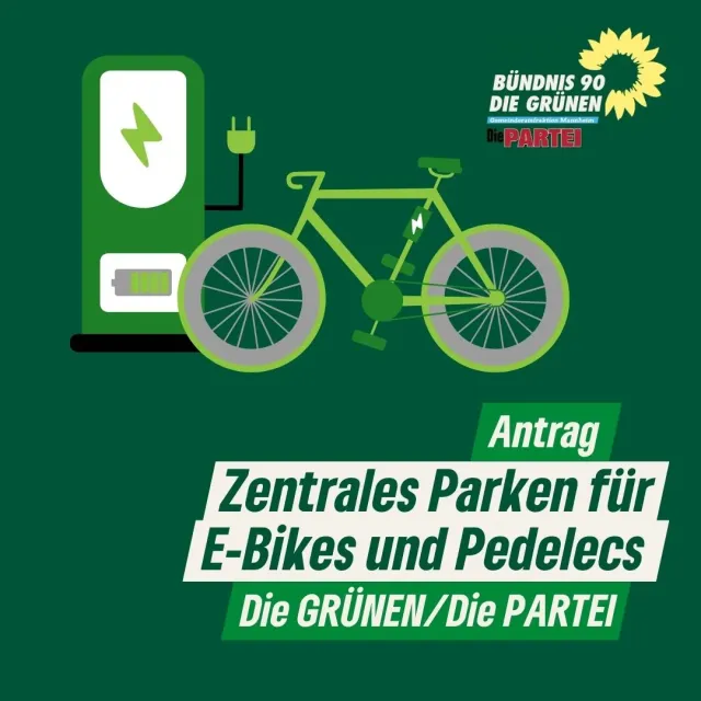 Zentrales Parken für E-Bikes und Pedelecs