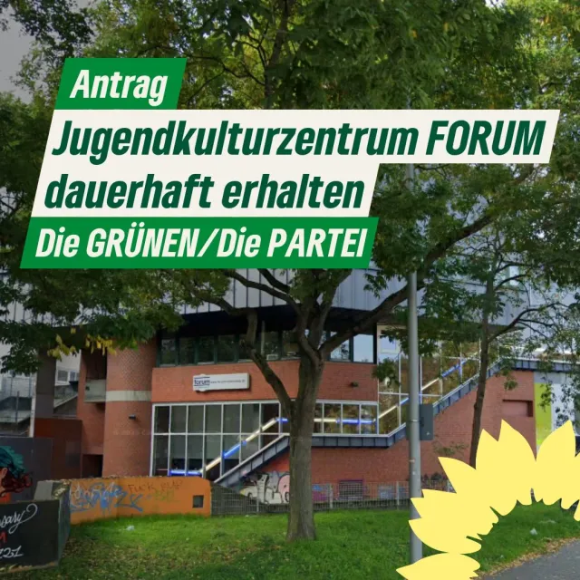 Jugendkulturzentrum FORUM dauerhaft erhalten