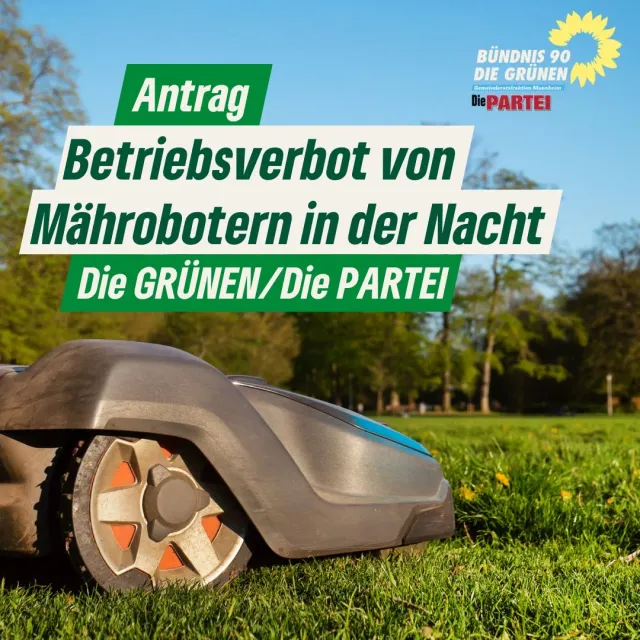 Betriebsverbot von Mährobotern in der Nacht