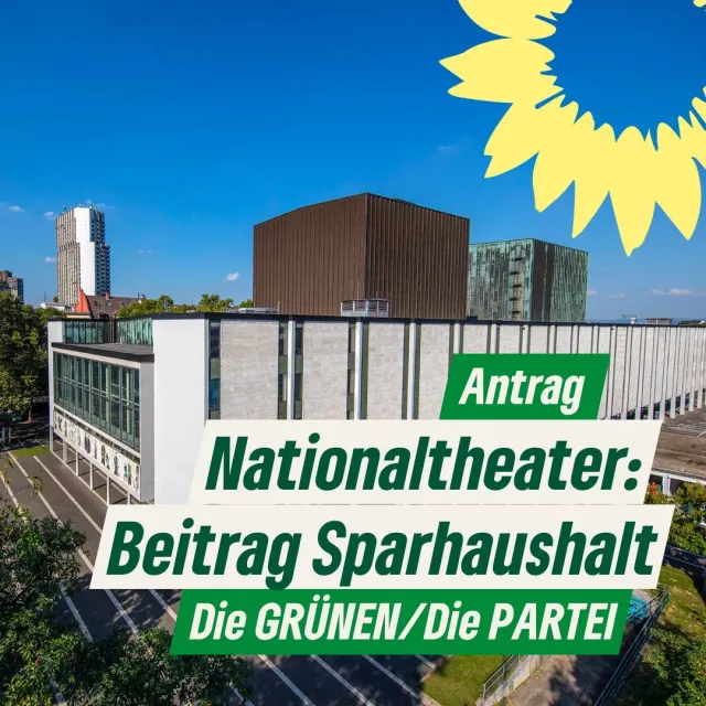 Nationaltheater: Beitrag Sparhaushalt