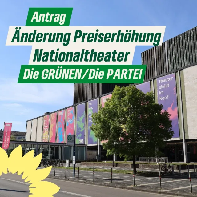 Änderung Preiserhöhung Nationaltheater