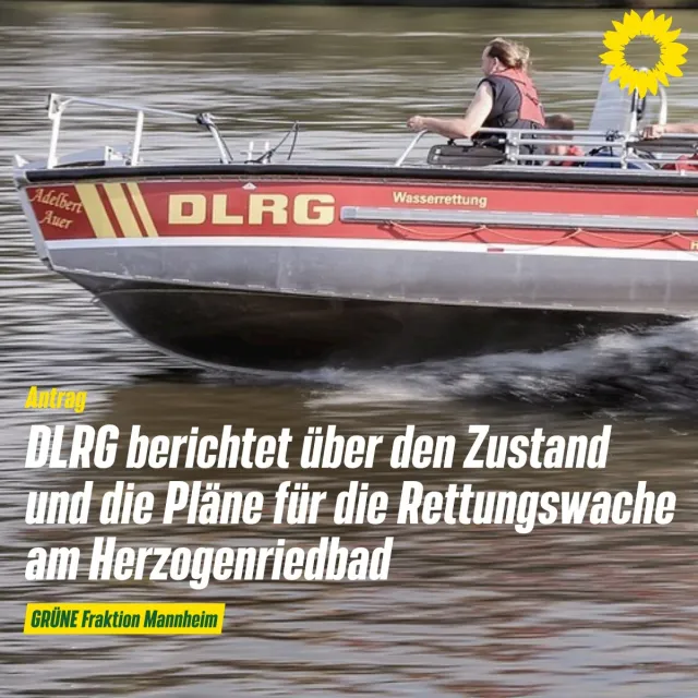 DLRG: Vorstellung Ist-Zustand und Ausblick Zukunft Rettungswache/ Ausbildungszentrum Herzogenriedbad im AUT