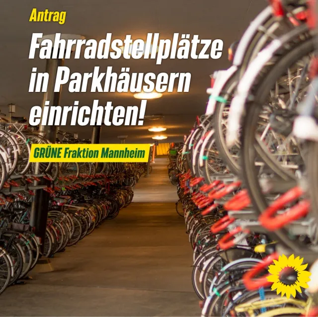Fahrradstellplätze in Parkhäusern und Tiefgaragen
