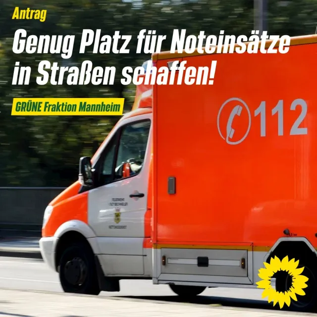 Straße für Noteinsätze sichern