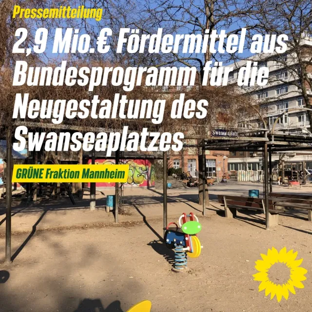Urbane Räume an den Klimawandel anpassen: Neugestaltung des Swanseaplatzes mit 2,9 Millionen Euro durch Bundesprogramm gefördert