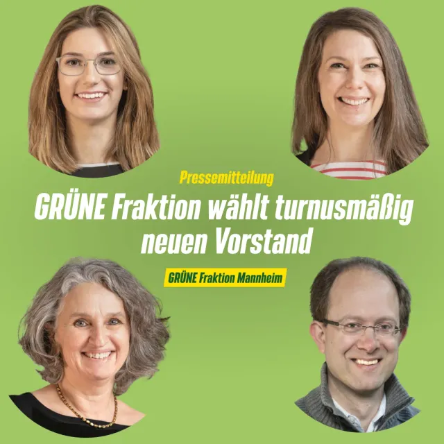 GRÜNE Fraktion wählt turnusmäßig neuen Vorstand