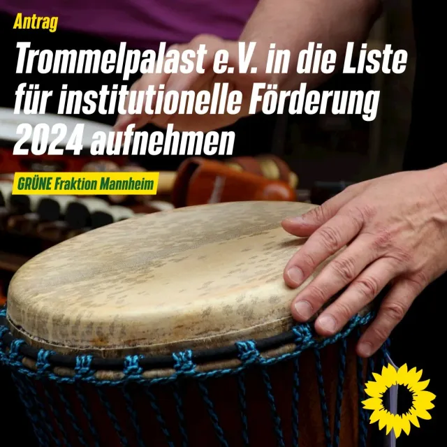 Aufnahme Trommelpalast in die Liste 2023 der institutionellen Förderung für den Haushalt 2024