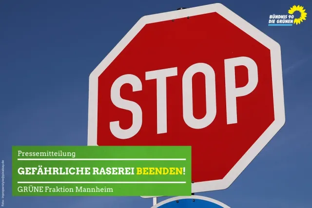 Gefährliche Raserei beenden!