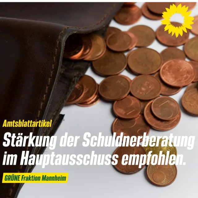 Dank GRÜNER Initiative – Schuldnerberatung gestärkt