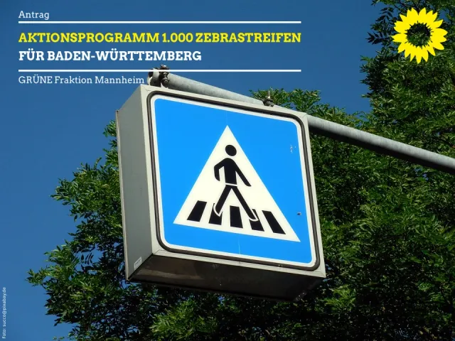 Aktionsprogramm 1.000 Zebrastreifen für Baden-Württemberg